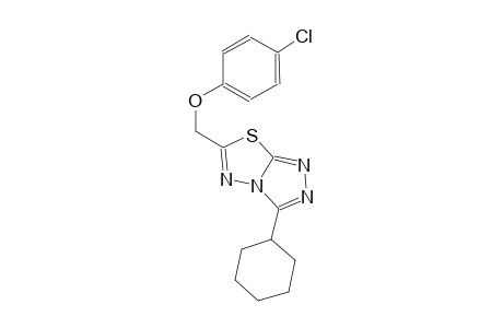 4-chlorophenyl (3-cyclohexyl[1,2,4]triazolo[3,4-b][1,3,4]thiadiazol-6-yl)methyl ether