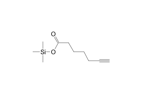 6-Heptynoic acid, tms