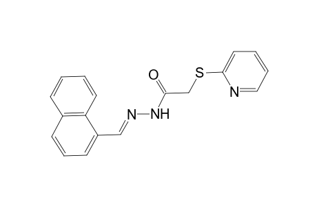 N'-[(E)-1-naphthylmethylidene]-2-(2-pyridinylsulfanyl)acetohydrazide