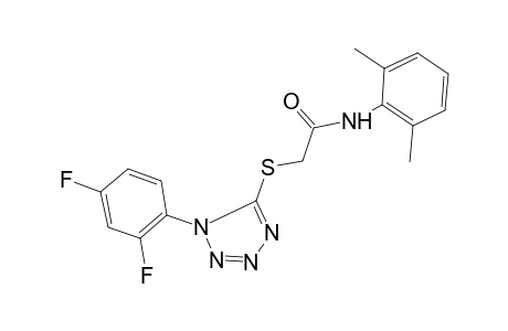 acetamide, 2-[[1-(2,4-difluorophenyl)-1H-tetrazol-5-yl]thio]-N-(2,6-dimethylphenyl)-