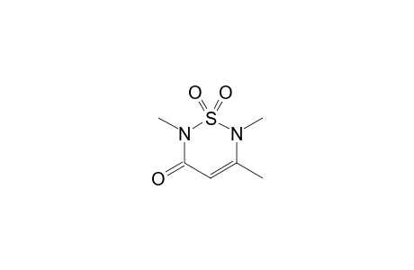 1,1-Diketo-2,5,6-trimethyl-1,2,6-thiadiazin-3-one