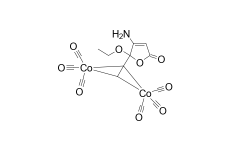 Cobalt, [.mu.-[4-amino-5-ethoxy-5-(.eta.2:.eta.2-ethynyl)-2(5H)-furanone]]hexacarbonyldi-, (Co-Co)