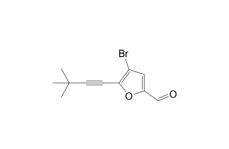3-Bromo-2-(3',3'-dimethylbut-1'-ynyl)furan-5-carbaldehyde