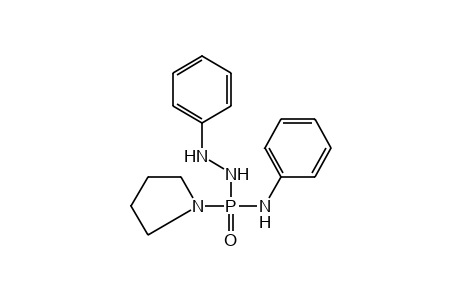 N,2-diphenyl-p-(1-pyrrolidinyl)phosphonamide hydrazide