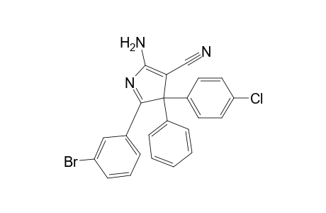 2-Amino-5-(3-bromophenyl)-4-(4-chlorophenyl)-4-phenyl-3-pyrrolecarbonitrile
