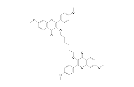 3,3''-(hexamethylenedioxy)bis[4',7-dimethoxyflavone]