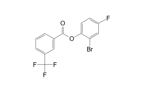 3-Trifluoromethylbenzoic acid, 2-bromo-4-fluorophenyl ester