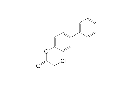 Chloroacetic acid, 4-biphenyl ester