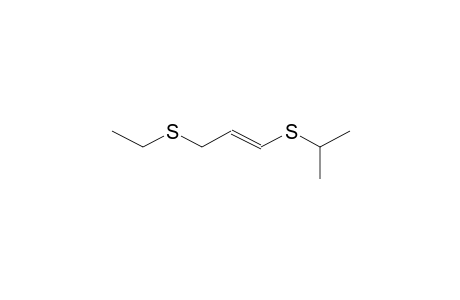 1-ISOPROPYLTHIO-3-ETHYLTHIOPROP-1-ENE (ISOMER MIXTURE)