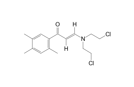 Trans-3-[bis(2-chloroethyl)amino]-2',4',5'-trimethylacrylophenone