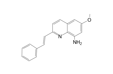 6-Methoxy-2-[(E)-2-phenylethenyl]-8-quinolinamine