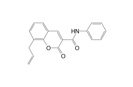 8-Allyl-2-oxo-N-phenyl-2H-chromene-3-carboxamide