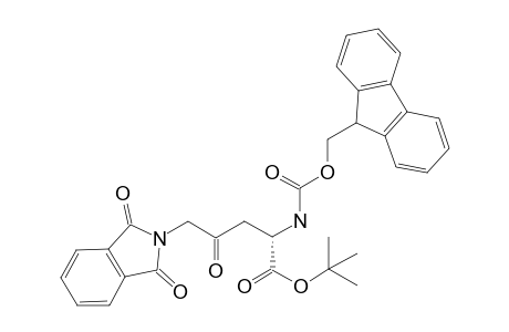 (2S)-2-(9H-fluoren-9-ylmethoxycarbonylamino)-4-keto-5-phthalimido-valeric acid tert-butyl ester