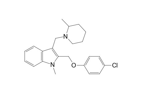 2-[(p-chlorophenoxy)methyl]-1-methyl-3-[(2-methylpiperidino)methyl]indole