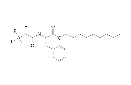 L-Phenylalanine, N-pentafluoropropionyl-, nonyl ester