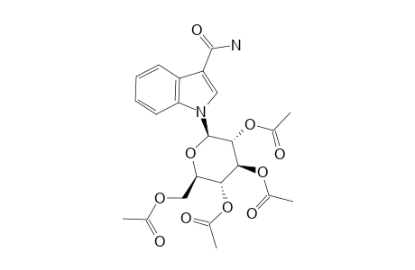 [(2R,3R,4S,5R,6R)-3,4,5-triacetoxy-6-(3-carbamoylindol-1-yl)tetrahydropyran-2-yl]methyl acetate