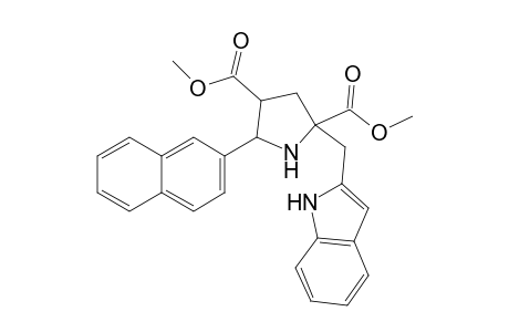 Dimethyl 2-(1H-indol-2-ylmethyl)-5-(2-naphthyl)pyrrolidine-2,4-dicarboxylate