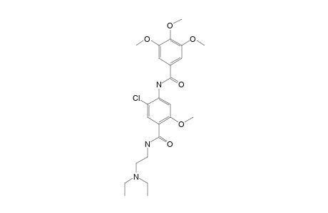 6'-chloro-4'-{[2-(diethylamino)ethyl]carbamoyl}-3,4,5-trimethoxy-m-benzanisidide