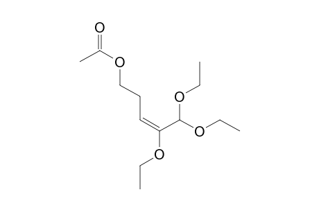 (E)-4,5,5-Triethoxypent-3-en-1-yl Acetate