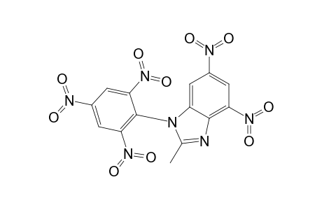 2-Methyl-4,6-dinitro-1-(2',4',6'-trinitrophenyl)benzimidazole