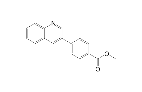 4-(3-quinolinyl)benzoic acid methyl ester
