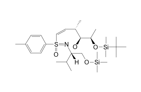 #31;[RS,1Z,N(1S),3S,4S,5S]-N-[2-METHYL-1-(TRIMETHYLSILYLOXYMETHYL)-PROPYL]-3-METHYL-5-(TERT.-BUTYLDIMETHYLSILYLOXY)-1-(4-METHYLPHENYLSULFONIMIDOYL)-1-HEXENE-4-