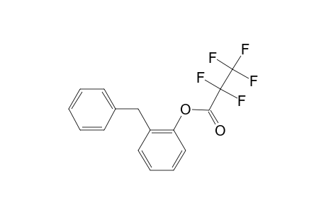 2-(Phenylmethyl)phenol, pentafluoropropionate