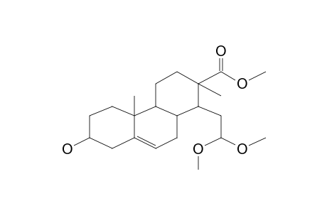 1-(2,2-Dimethoxy-ethyl)-7-hydroxy-2,4b-dimethyl-1,2,3,4,4a,4b,5,6,7,8,10,10a-dodecahydrophenanthrene-2-carboxylic acid, methyl ester