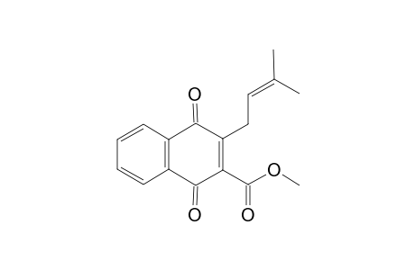 2-METHOXY-CARBONYL-3-PRENYL-1,4-NAPHTHOQUINONE