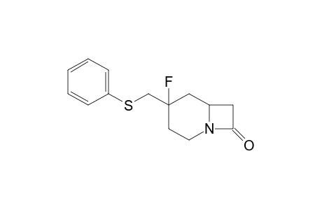 4-Fluoro-4-[(phenylthio)methyl]-1-azabicyclo[4.2.0]octan-8-one