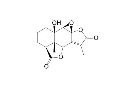 10.beta.-Hydroxy-8.beta.,9.bate.-epoxy-eremophil)-7(11)-en-6.alpha.,15 : 8.alpha.,12-diolide