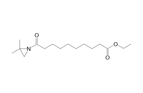 1-Aziridinedecanoic acid, 2,2-dimethyl-.iota.-oxo-, ethyl ester