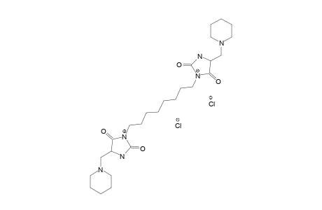 3,3'-(OCTANE-1,8-DIYL)-BIS-[5-(PIPERIDIN-1-YL-METHYL)-IMIDAZOLIDINE-2,4-DIONE]-DIHYDROCHLORIDE