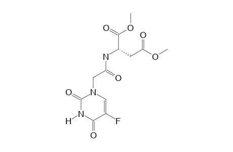 (S)-DIMETHYL-2-[2-(5-FLUORO-2,4-DIOXO-3,4-DIHYDROPYRIMIDIN-1(2H)-YL)-ACETAMIDO]-SUCCINATE