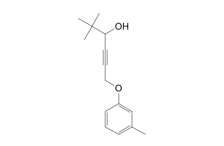 4-Hexyn-3-ol, 2,2-dimethyl-6-(3-methylphenoxy)-