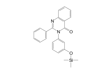 3-(3-Hydroxyphenyl)-2-phenyl-4(3H)-quinazolinone, tms derivative