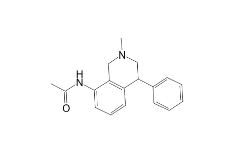 N-(2-Methyl-4-phenyl-1,2,3,4-tetrahydro-8-isoquinolinyl)acetamide