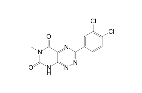 3-(3,4-dichlorophenyl)-6-methylpyrimido[5,4-e][1,2,4]triazine-5,7(6H,8H)-dione