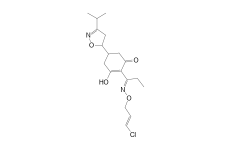 2-Cyclohexen-1-one, 2-[1-[[(3-chloro-2-propenyl)oxy]imino]propyl]-5-[4,5-dihydro-3-(1-methylethyl)-5-isoxazolyl]-3-hydroxy-