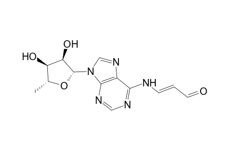 (E)-3-[9-((2R,3R,4S,5R)-3,4-Dihydroxy-5-methyl-tetrahydro-furan-2-yl)-9H-purin-6-ylamino]-propenal