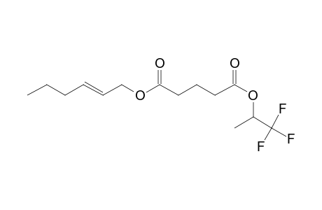 Glutaric acid, hex-2-en-1-yl 1,1,1-trifluoroprop-2-yl ester