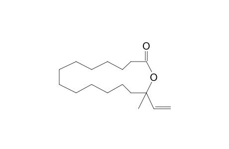 1-Oxacyclopentadecan-2-one, 15-ethenyl-15-methyl