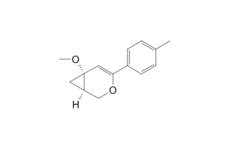 (1R*,6S*)-6-Methoxy-4-(4-methylphenyl)-3-oxabicyclo[4.1.0]hept-4-ene