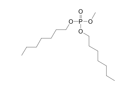 Phosphoric acid, diheptyl methyl ester