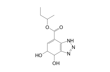 sec-Butyl 4,5-dihydroxy-4,5-dihydro-1H-benzotriazole-7-carboxylate