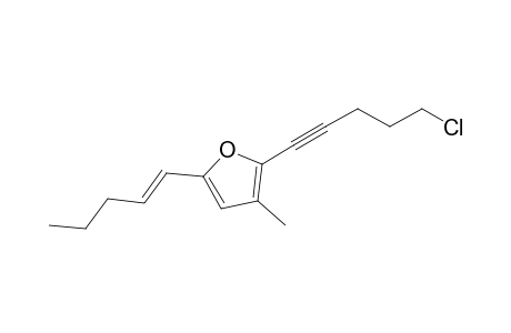 2-(5'-Chloropent-1'-ynyl)-3-methyl-5-pent-1-enylfuran