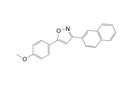 5-(p-methoxyphenyl)-3-(2-napthyl)isoxazole