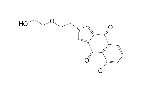5-chloro-2-[2-(2-hydroxyethoxy)ethyl]-2H-benz[f]isoindole-4,9-dione