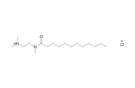 N-[2-(dimethylamino)ethyl]-N-methyldodecanamide, monohydrochloride
