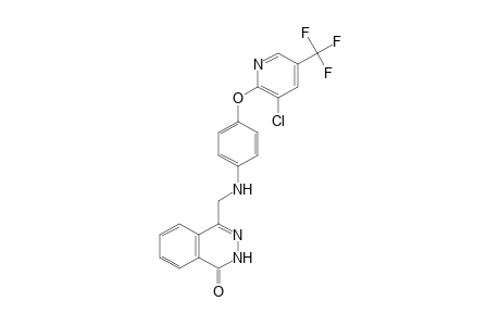 4-{{p-{[3-CHLORO-5-(TRIFLUOROMETHYL)-2-PYRIDYL]OXY}ANILINO}METHYL}-1(2H)-PHTHALAZINONE